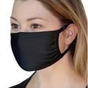 Fruit Of The Loom Unisex Reusable Cotton Face Cover 5 Pack Black