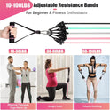 Resistance Bands with Handles for Women, 5 Level Exercise Bands