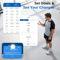 GE Smart Scale Body Weight Monitor with 8-Electrode Body Pod Fat Analysis