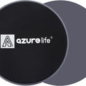 AZURELIFE Dual-Sided Exercise Core Sliders for Carpet & Hardwood