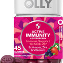 OLLY Active Immunity Gummy, Elderberry, Zinc, Vitamin C, Berry Flavored, 15 Day Supply