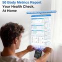 GE Smart Scale Body Weight Monitor with 8-Electrode Body Pod Fat Analysis