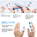 Sopito Finger Splint, 3PCS Finger Support Brace for Arthritis and Immobilization, Blue