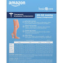 Amazon Basic Care Medical Compression Stockings 20-30 mmHg Beige Medium