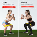 5-Pack Resistance Bands for Strength Training, Stretching, Pilates & Yoga