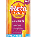 Metamucil 4-in-1 Psyllium Husk GLP-1 Friendly Fiber Supplement, Sugar-Free, 180 teaspoons, Orange Flavored, Daily Fiber Powder for Digestive Health, made with Plant-Based Psyllium Husk Fiber