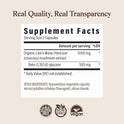 Real Mushrooms Lions Mane Mushroom Cognition (120 Capsules) Lions Mane Mushroom Powder Extract Capsules | Brain Supplement, Brain Vitamins, Focus Supplement