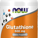 NOW Foods Supplements, Glutathione 500 mg, With Milk Thistle Extract & Alpha Lipoic Acid, Free Radical Neutralizer*, 60 Veg Capsules