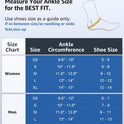 Slim-Fit Ankle Brace for Sprained Ankle, Quick Lace Up Ankle Support for Women Men