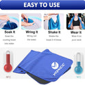 YQXCC Cooling Towels | 4 Pack 47"x12" | Instant Chilling for Workout, Sports & More