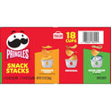Pringles Potato Crisps Chips, Lunch Snacks, Snack Cups, Variety Pack, 12.9oz Box (18 Cups)