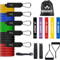 WHATAFIT Resistance Bands with Handles and 5 Adjustable Levels