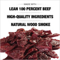 Old Trapper Beef Jerky, Old-Fashioned 8 Ounce Bag, Tender Meat Snacks for Lunches or Between Meals, 11 Grams of Protein, Zero Grams of Fat, and 70 Calories per Serving (Pack of One)