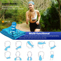 YQXCC Cooling Towels | 4 Pack 47"x12" | Instant Chilling for Workout, Sports & More