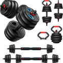 FITPLAM Adjustable Dumbbell Set, 20-90lbs, 5-in-1 for Home Gym