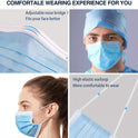 100 Pack Medical Disposable Face Masks for Protection 3 Layers Safety Face Masks