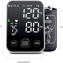 Oklar Upper Arm Blood Pressure Monitor with Large Display and Adjustable Cuff