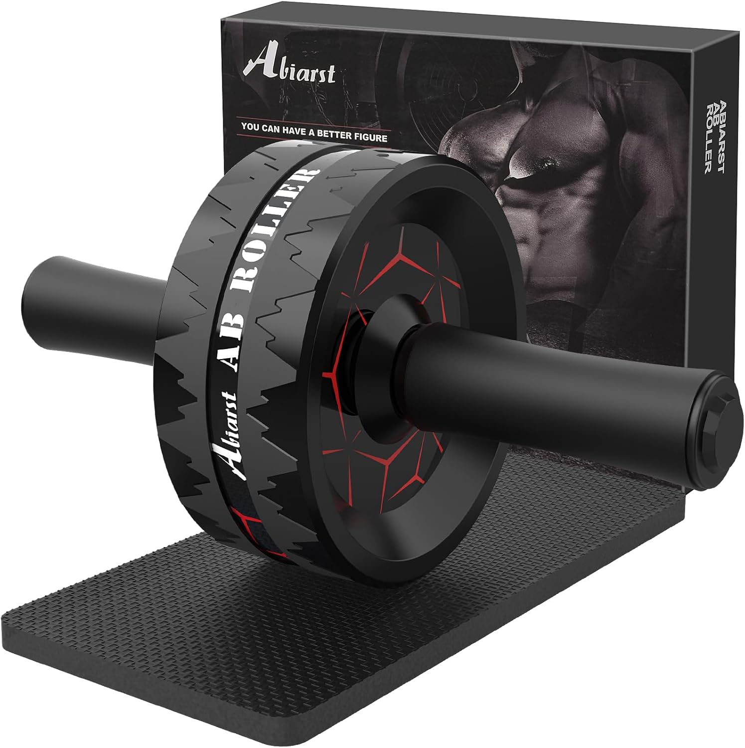 Abiarst Ultra-Wide Ab Roller Wheel for Abs & Core Strength Training