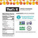 That's it. Mini Fruit Bars (Variety 35 Pack) No Sugar Added, Plant-Based, Vegan & Gluten Free, Breakfast Bar, Paleo, for Children & Adults, Non GMO, Fiber (7 Blueberry, 7 Cherry, 7 Fig, 7 Mango, 7 Strawberry)