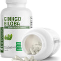 Bronson Ginkgo Biloba Extra Strength Supports Brain Function & Memory Support, 120 Vegetarian Capsules