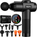 TOLOCO Massage Gun, Deep Tissue Back Massage, 10 Heads, Quiet Motor
