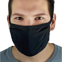 Fruit Of The Loom Unisex Reusable Cotton Face Cover 5 Pack Black