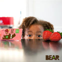 BEAR Real Fruit Snack Rolls - Gluten Free, Vegan, and Non-GMO - Strawberry – 36 Rolls, Healthy School And Lunch Snacks For Kids And Adults, 0.7 Ounce (Pack of 18)