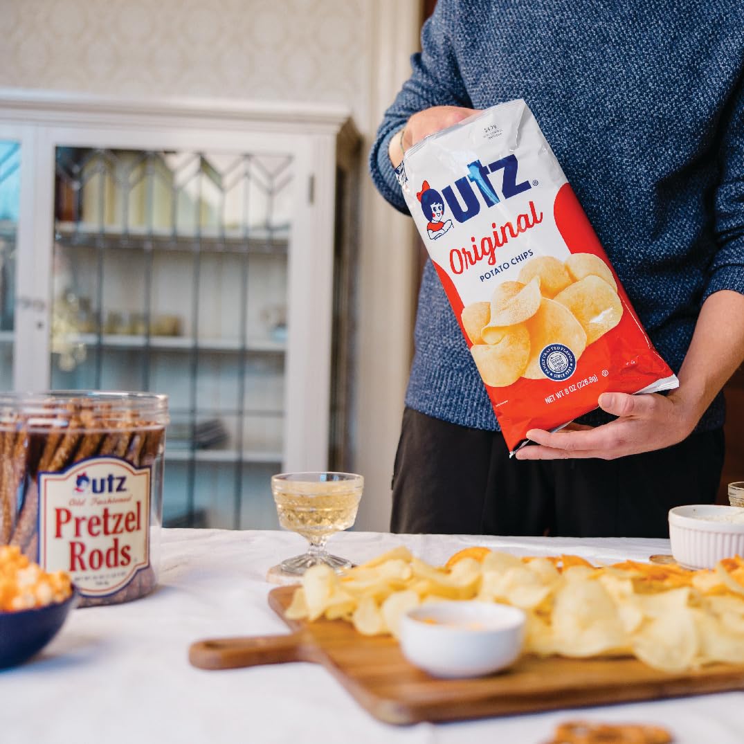 Utz Snack Variety Pack Individual Snacks, Includes Potato Chips, Cheese Curls, Popcorn, and Party Mix, Crunchy Travel Snacks for Lunches, Vending Machines, and Enjoying on the Go (Pack of 42)