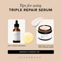 Asterwood Triple Repair Matrixyl 3000 + Argireline + Hyaluronic Acid + Vitamin C Serum for Face - Anti-Aging, Collagen Boosting, Hydrating - Fragrance-Free - 1 Fl Oz