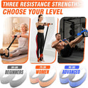 55lbs Pedal Resistance Bands with Handles for Full Body Workout