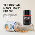 Snap Supplements Nitric Oxide Booster + Prostate Health Supplements for Men, Circulation, Stamina & Urinary Support, L-Citrulline, L-Arginine, Saw Palmetto for Men, Caffeine-Free, 60 + 90 Capsules