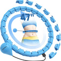 Weighted Hula Hoop for Adults - 47" Fitness Hoop with 24 Detachable Links for Weight Loss