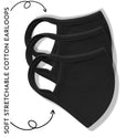 Cotton Face Masks - Premium Organic Cotton, Reusable Washable Soft Cloth 3/6 Pk