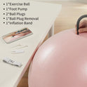 YOTTOY Anti-Burst Exercise Ball, 2000lb Capacity, Thick Workout Ball