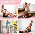 KUZARO Multifunction Pedal Resistance Bands for Full-Body Workout - Adjustable 30-90 lbs
