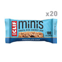 CLIF BAR Minis - Chocolate Chip - Made with Organic Oats - 4g Protein - Non-GMO - Plant Based - Snack-Size Energy Bars - 0.99 oz. (20 Pack)