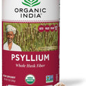 ORGANIC INDIA Psyllium Herbal Powder - Whole Husk Fiber, Vegan, Gluten-Free, USDA Certified Organic, Non-GMO, Soluble & Insoluble Fiber Source - 12 Oz Canister (Pack of 1)
