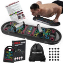 HOTWAVE 20-in-1 Foldable Push Up Board for Home Gym Strength Training