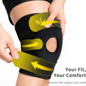 Bracoo Knee Support Brace for Men Women, Adjustable Compression Sleeve Wrap