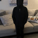 Homelex 2 Pieces Full Face Mask, Unisex BW 2nd Skin Spandex Halloween Hood