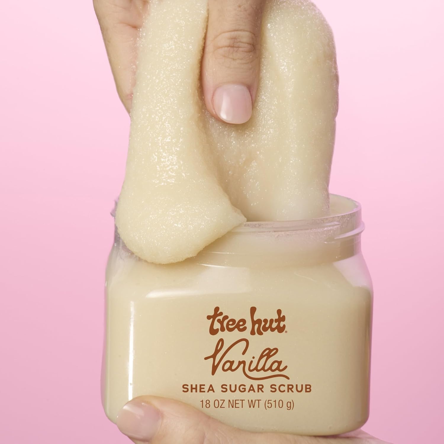 Tree Hut Vanilla Shea Sugar Exfoliating & Hydrating Body Scrub, 18 oz