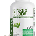 Bronson Ginkgo Biloba Extra Strength Supports Brain Function & Memory Support, 120 Vegetarian Capsules