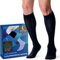 Knee Length Compression Socks for Women and Men, 15-20mmHg