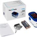 Zacurate 500BL Fingertip Pulse Oximeter Navy Blue Blood Oxygen Saturation Monitor