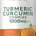 Carlyle Turmeric Curcumin with Black Pepper | 180 Capsules | Turmeric Complex Supplement | Non-GMO, Gluten Free