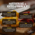 Jerky.com 26pc Meat Sticks Variety Pack | Healthy Snack for Adults | Low Sugar & High Protein | Gluten Free & Keto Meat Sticks | Pork, Turkey, Ham Beef Sticks & Cheese Sticks | Valentines Gifts for Him
