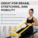 THERABAND Resistance Bands Set, Beginner Kit, Latex Elastic Bands for Exercise