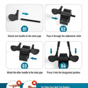 2026 Upgraded Automatic Rebound Ab Roller with Elbow Support for Core Strength Training