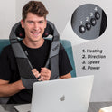 RESTECK Shiatsu Massager for Neck and Back with Heat