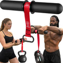 FitBeast Forearm Strengthener & Wrist Roller - Grip Strength, Muscle Building, Rehab